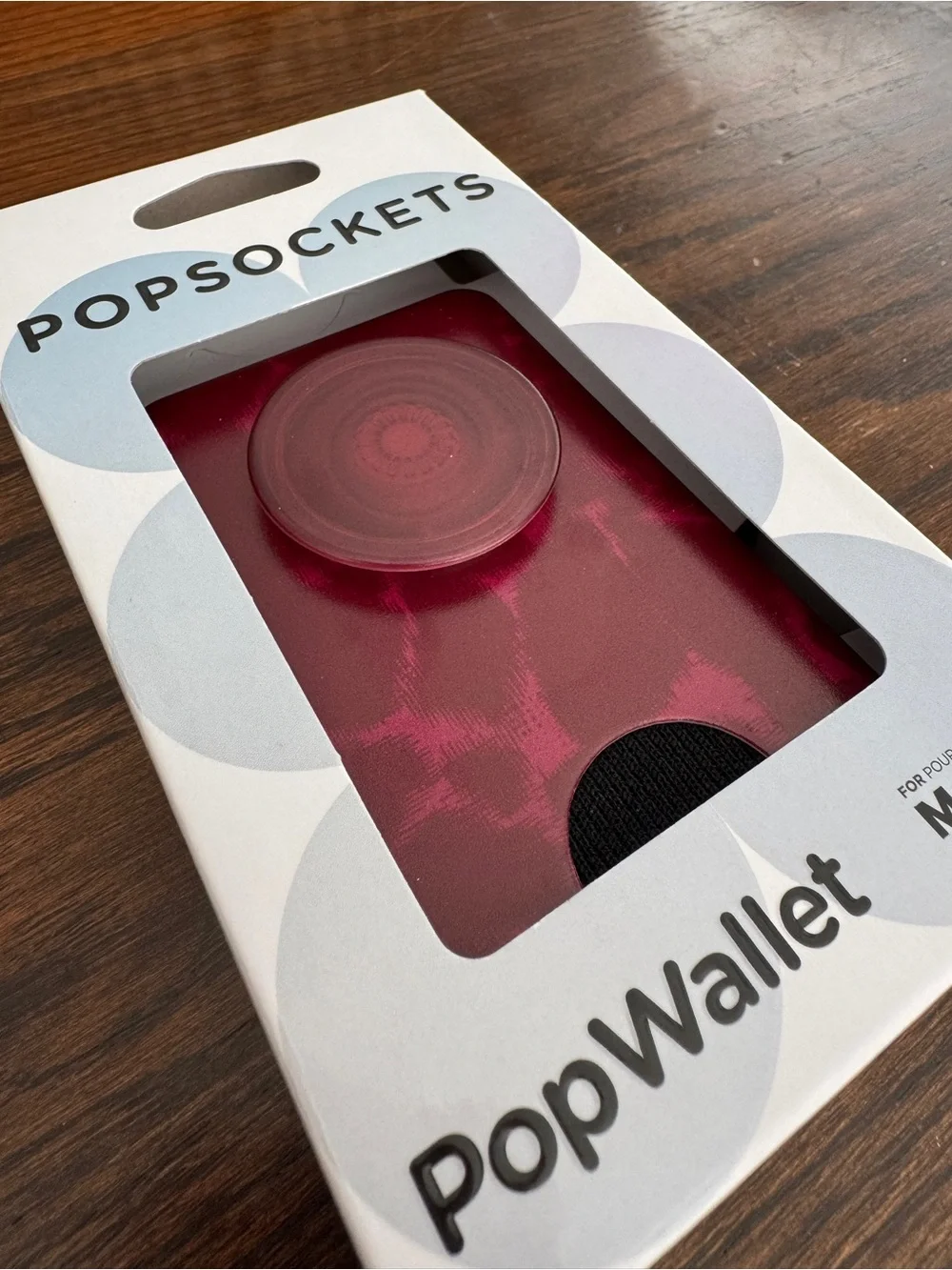 PopSocket PopWallet for MagSafe - in Velvet Berry new rare color